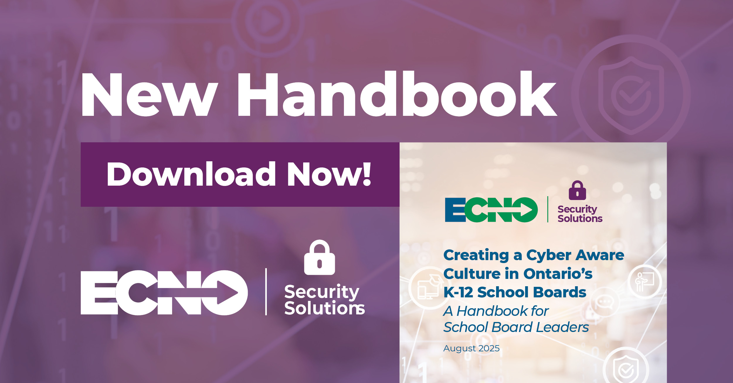 ECNO launches handbook helping school boards create a cyber aware culture 